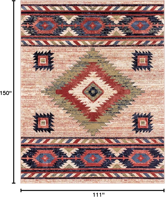 Well Woven Lizette Cream Traditional Medallion Area Rug 9x13 - Image 2