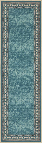 Antep Rugs Alfombras Modern Bordered 2x7 Non-Skid Low Profile Pile Rubber - Image 2