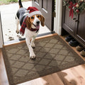 COSY HOMEER Non-Slip Door Mat 20"x32", Entryway Rugs Low Profile Absorbent Dirt by COSYHOMEER
