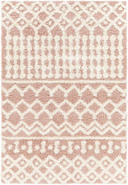 Livabliss Hapsburg Moroccan Shag Runner Area Rug, Dusty Pink - Image 4