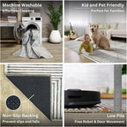 Bloom Rugs Washable Non-Slip 8' x 10' Rug - Image 4