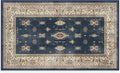 RUGGABLE Washable Vintage Area Rug – Verena Sapphire 3x5, Stain-Resistant by RUGGABLE