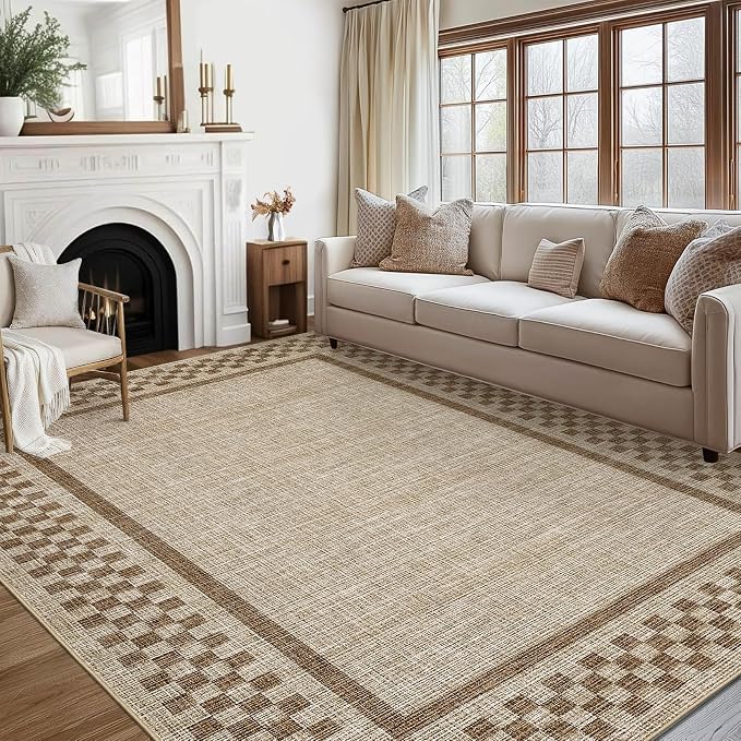 GarveeHome Washable Area Rugs 10x13 Non Slip Soft Large Living Room Rug Modern - Image 2