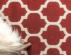 Rugs.com Lattice Collection Rug – 9' x 12' Dark Terracotta Medium Rug Perfect - Image 8