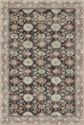 Kuden 2x3 Small Rug, Machine Washable, Non-Slip Backing, Vintage Style by KudenRugs