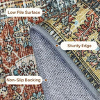 Bavni 6x9 Area Rugs for Living Room, Machine Washable Rug Non Slip, Vintage - Image 7
