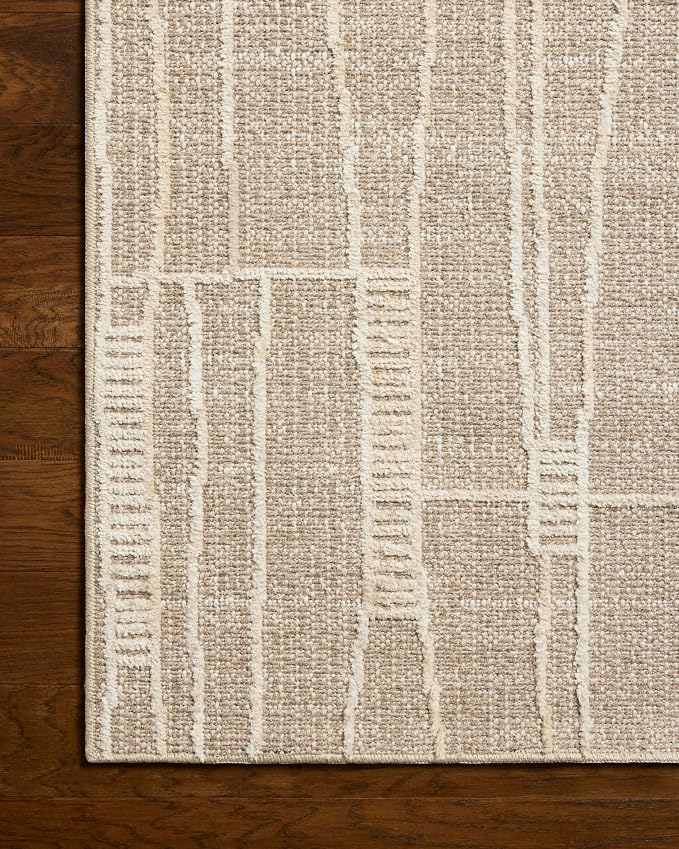 Loloi Amber Lewis Bexley Collection BEX-05 Mushroom/Natural 2'-7" x 10'-0" - Image 5