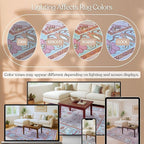 Fame Living Pink Oushak Rug, Area Rugs - Image 7