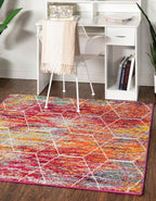 Unique Loom Trellis Frieze Collection Area Rug by UniqueLoom