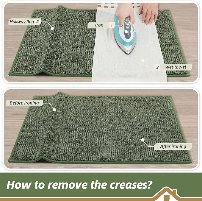 BEQHAUSE 2x3 Entryway Rug Indoor Door Mat Non-Slip Washable, Hallway Rugs - Image 9