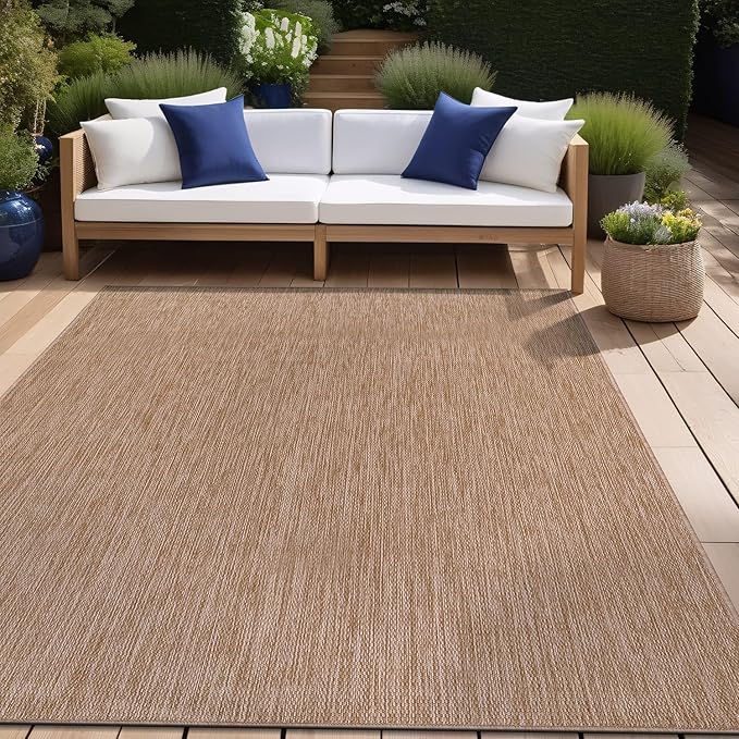 Beverly Rug Indoor Outdoor Rug 9x12, Washable Outside Carpet - Image 5