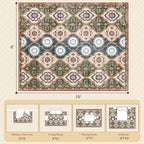 EnHomee 8x10 Area Rug, Soft Washable Rugs - Image 2