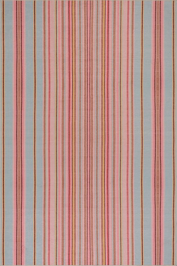 Dash & Albert Jamaica Stripe Multi Machine Washable Rug, Runner-2.5 X 8 Feet by DashAlbert