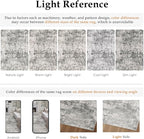 5x7 Grey Area Rug Washable Non Slip Modern Abstract Living Room Carpet Neutral - Image 2