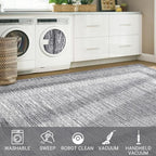 GarveeHome Modern Geometric Area Rug 2x3 Distressed Bordered Washable Non Slip - Image 7