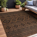 Beverly Rug Waikiki Boho Indoor Outdoor Rug 8x10, Washable Outside Carpet by BeverlyRug