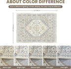zesthome 10x14 Area Rugs, Stain Resistant Washable Rug, Ultra-Thin Rugs - Image 2