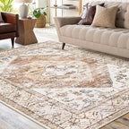 Lahome Rug for Living Room Machine Washable Area Rug 6x9 Boho Non Slip Bedroom - Image 2