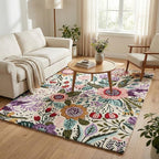 Hand-Tufted Floral Area Rug - Image 2