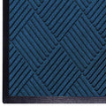 M+A Matting 208 Navy Polypropylene WaterHog Classic Diamond Entrance Mat by MAMatting