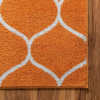 Rugs.com Lattice Frieze Collection Rug – 3' 3 x 5' 3 Orange Medium Rug Perfect - Image 8