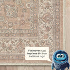 Well Woven Asha Rome Beige Cream 9'10" x 13' Area Rug - Image 3