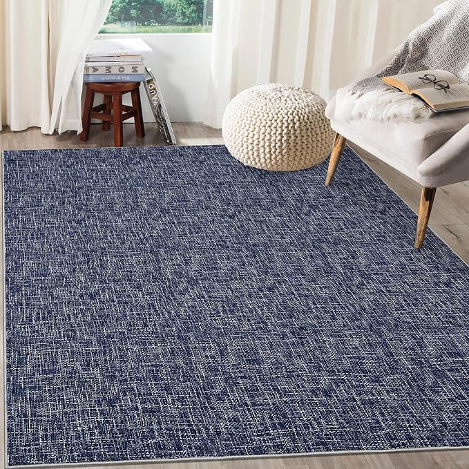 RUGSREAL Bedroom Area Rug 4x6 Modern Abstract Area Rug Stain Resistant Small - Image 3