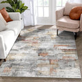 vivorug Washable Rug, Ultra Soft Area Rug 4x6, Non Slip Abstract Small Rug by vivorug