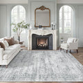 9x12 Area Rugs for Living Room, Non Slip Machine Washable Vintage Rugs by Soalmost
