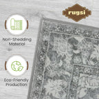 Washable Entryway Rug 3x5 | Non Slip Rug Runners - Image 4