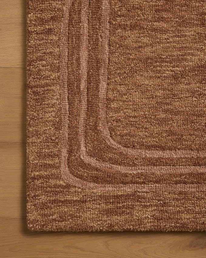 Loloi Leanne Ford Craven Collection CVN-02 Spice/Rose 2'-6" x 7'-6" Runner Rug - Image 5