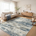 GENIMO Abstract Area Rug 6x9, Washable Large Modern Rug Non Slip, Low Pile by GENIMO
