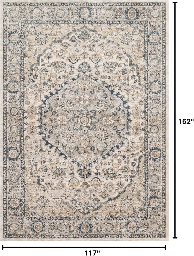 Loloi Teagan Collection TEA-01 Natural/Lt. Grey 9'-9" x 13'-6" Area Rug - Image 2