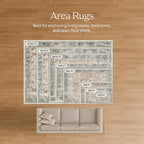 RUGGABLE Washable Vintage Area Rug – Verena Sapphire 9x12, Stain-Resistant - Image 8