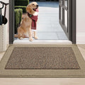 BEQHAUSE Indoor Door Mat 24" x 36", Dirt Trapper Door Mats Non-Slip Entryway by BEQHAUSE