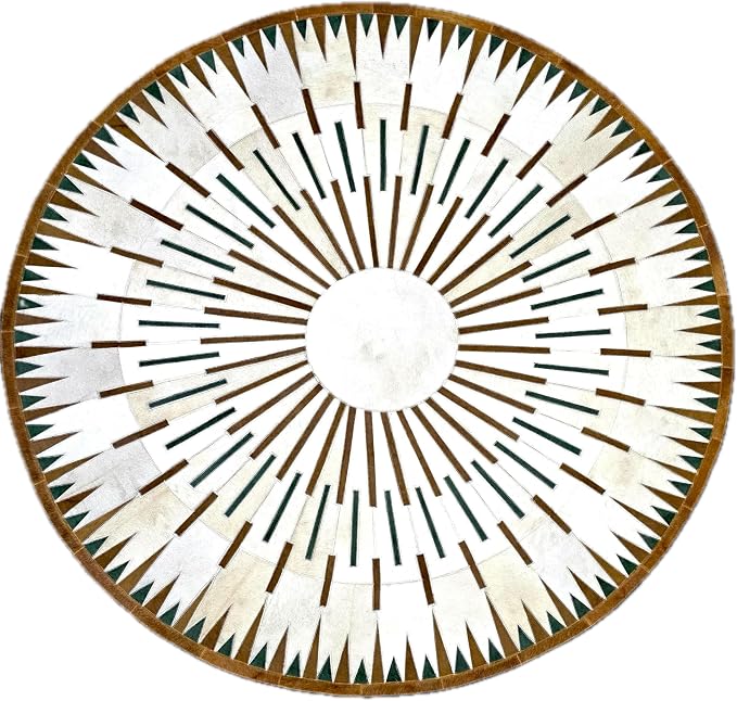 Sn Alef Home Round Designer Rug by SNALFEHOME