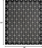 Nourison Home Nourison Essentials Black Ivory 8' x 10' Area Rug - Image 2