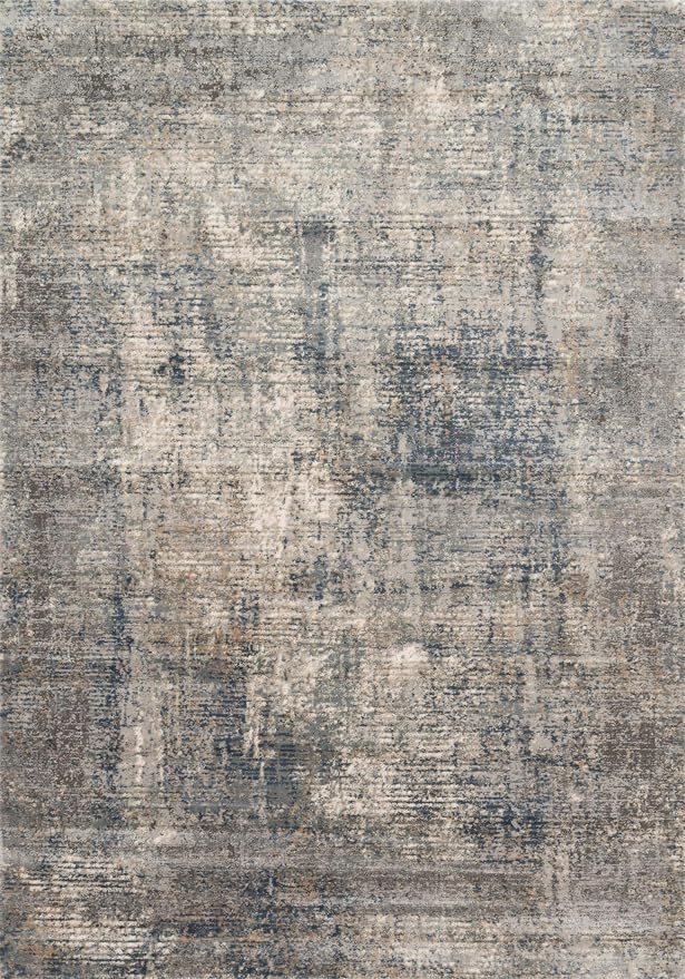 Loloi Teagan Collection TEA-05 Denim/Slate 3'-4" x 5'-7" Accent Rug, Soft - Image 3