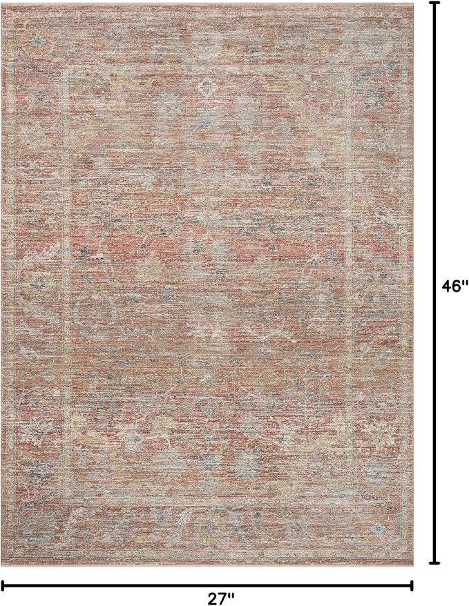 Loloi Magnolia Home by Joanna Gaines Millie Collection MIE-04 Sunset/Multi - Image 2
