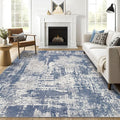 10x14 Area Rugs Living Room: Washable Large Abstract Modern Soft Rug Stain by LOONGRUG