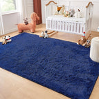 Andency 6x9 Area Rugs Navy, Large Shag Fluffy Soft Shaggy Rugs - Image 6