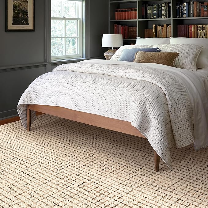 Rugs USA Melrose Cream, Wool & Cotton, Soft and Cozy, High Traffic, Stain - Image 9