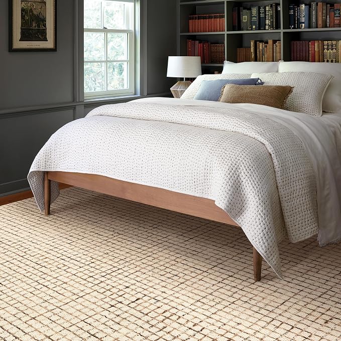 Rugs USA Melrose Cream, Wool & Cotton, Soft and Cozy, High Traffic, Stain - Image 9