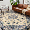 Washable Area Rug 10'x14' Boho Design Non-Shedding Easy Care Ideal by CHAMPLANT