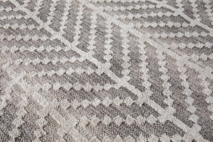 Well Woven Custom Size Hallway & Stair Runner- Harlow Rhodes Taupe 31 Inches - Image 6