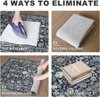 KILOCOCO Runner for Hallway 3x14 Runner Rug Printed Vintage Floral Washable Rug - Image 8
