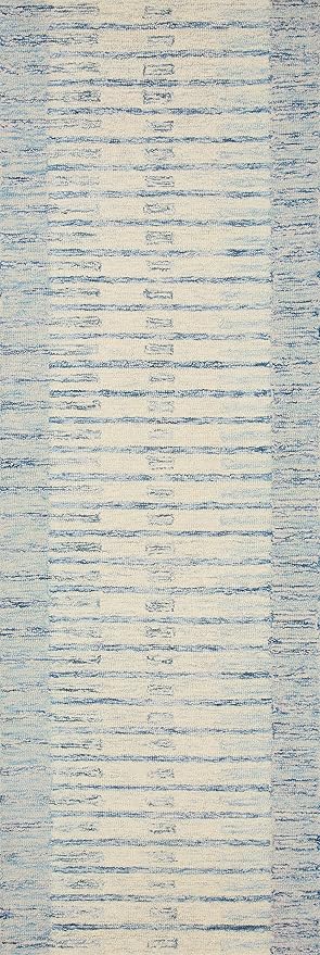 Loloi Chris Loves Julia Chris Collection CHR-01 Ivory/Denim 2'-0'' x 5'-0'' - Image 8
