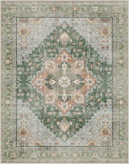 GENIMO 5x7 Area Rugs for Living Room, Machine Washable Non Slip Vintage Rugs - Image 7