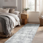 Modern Abstract Neutral 3x8 Runner Rug - Image 3