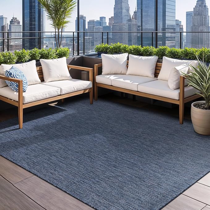 Beverly Rug Indoor Outdoor Rug 8x10, Washable Outside Carpet - Image 8